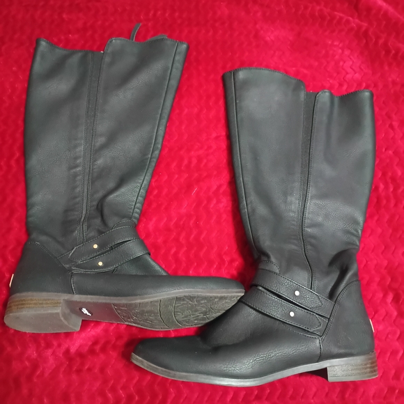 Dr. Scholl's Black Leather Winter Boots - Picture 3 of 10